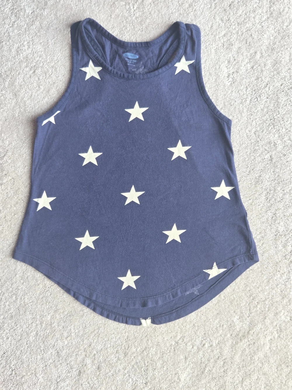 Old Navy Navy Blue Tank Top with White Stars